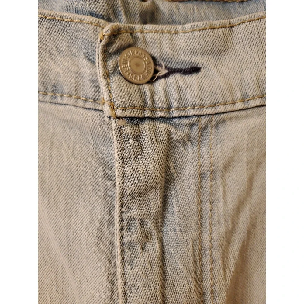 NWT Levis 541 Big & Tall Athletic Taper Distressed Mens Jeans 40X30 Light Denim